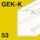 GEK-K wandgoot, kanaaldiepte 53 mm