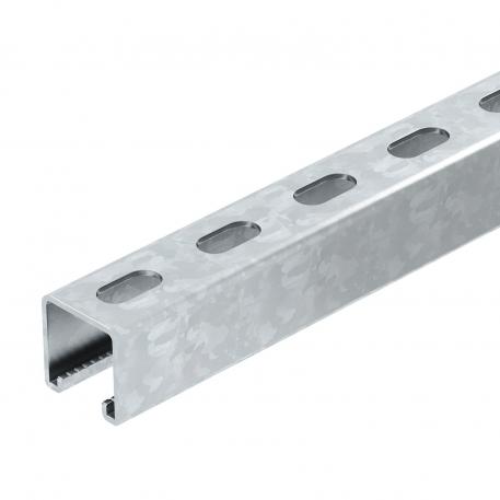 Rail de montage MS4141, fente 22 mm, FS, perforé  6000 | 41 | 41 | 2,5 | galvanisé sendzimir