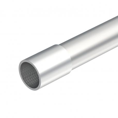 Tube en aluminium, fileté 25 | 3000 | 1,9 | M25x1,5