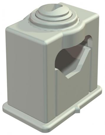Collier à pression isolante, simple 16 | 24 | gris clair ; RAL 7035