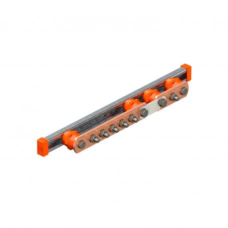 Potentiaalvereffeningsrail voor flexibele wandmontage met scheiding  505 | 40 | 85 | 6 | 