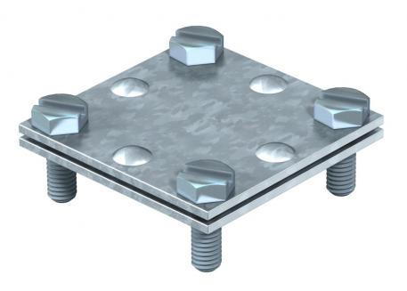 Kruisverbinder voor platte geleider max. FL30 | thermisch verzinkt