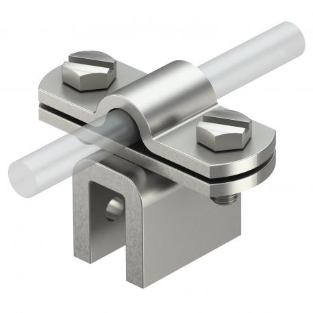Pince de serrage avec borne pour Rd 8-10, serrage 10 mm A2 Rd 8-10 | 10 | 
