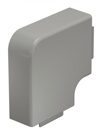Couvercle d'équerre plat pour goulotte de type WDK 40090  | 90 | gris pierre RAL 7030