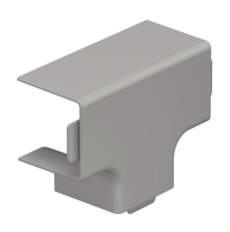 Couvercle de pièce en T, pour goulotte de type WDK 30030 50 | 39 | 30 | gris pierre RAL 7030