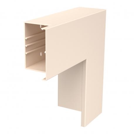 Flat angle, trunking type WDK 100130  |  | blanc crème ; RAL 9001