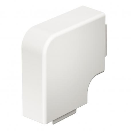 Platte hoek, voor kanaal type WDK 40090  | 90 | zuiver wit; RAL 9010